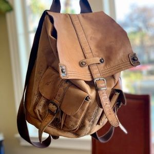 BEDSTU Leather Backpack